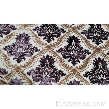 Tissu de canapé Jacquard en polyester en forme de fil